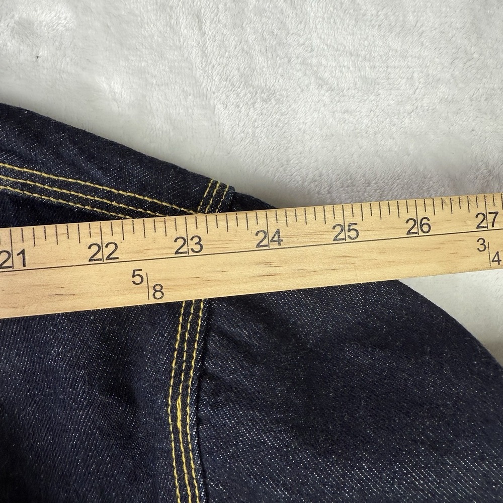 Trust Sports Collection Jean Jacket 2XL Trucker Baggy Y2K‎ Streetwear Fireman - Picture 12 of 14